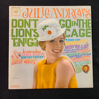 LP Julie Andrews 'Don't Go In the Lion's Cage Tonight' (1962) VG+/VG+ vinyl record
