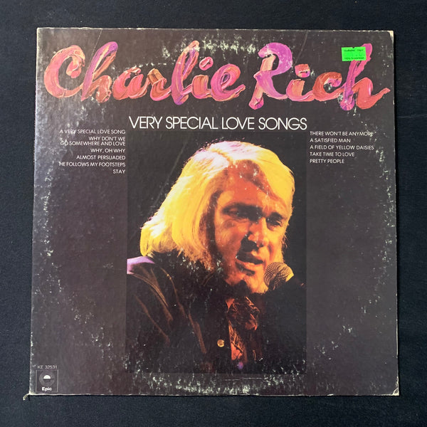 LP Charlie Rich 'Very Special Love Songs' (1974) VG/VG vinyl record