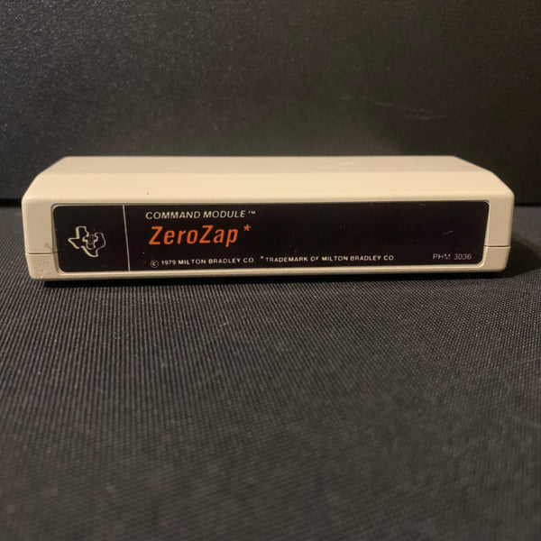 TEXAS INSTRUMENTS TI 99/4A ZeroZap (1979) tested video game cartridge Zero Zap