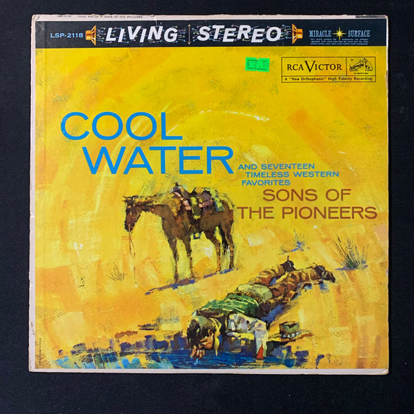 LP Sons Of the Pioneers 'Cool Water' (1960) VG+/VG vinyl record