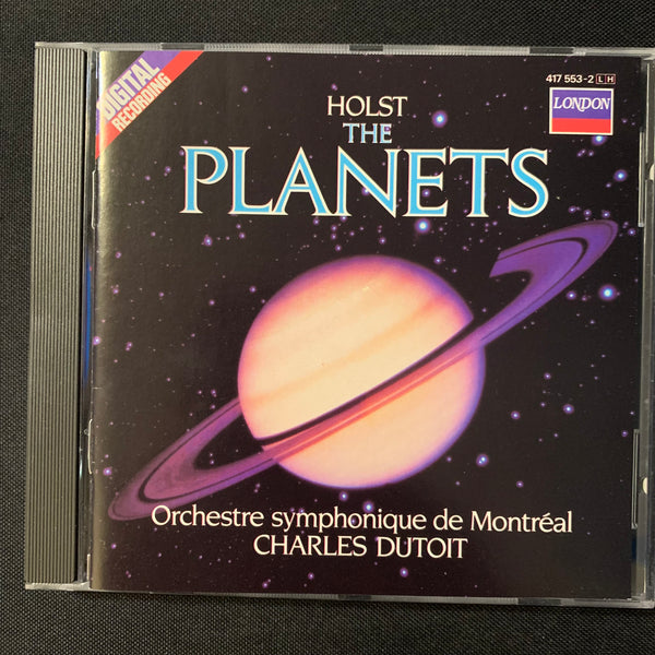 CD Holst 'The Planets' (1987) Orchestre symphonique de Montreal, Charles Dutoit