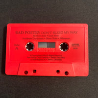 CASSETTE Bad Poetry 'Don't Bleed My Way' (1994) demo Toledo Ohio rock indie