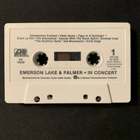 CASSETTE Emerson Lake and Palmer 'In Concert' (1979) prog rock tape