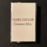 CASSETTE James Taylor 'Greatest Hits' (1976) vintage tape Fire and Rain