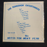 LP Roadshow Entertainers 'Notes For Next Year' private label VG+/VG+ vinyl record