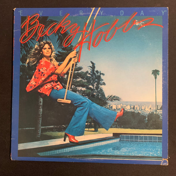 LP Becky Hobbs 'Everyday' (1977) country piano VG+/VG vinyl record