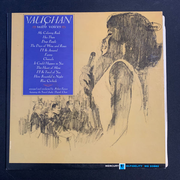 LP Sarah Vaughan 'Vaughan With Voices' (1964) vinyl record VG+/VG+