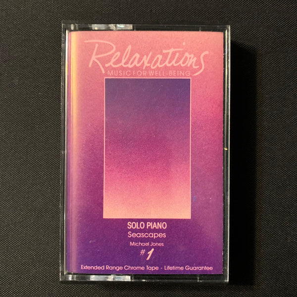 CASSETTE Michael Jones 'Relaxations #1: Solo Piano Seascapes' (1985) new age Narada