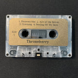 CASSETTE Throneberry self-titled (1991) original four-song demo Cincinnati indie rock
