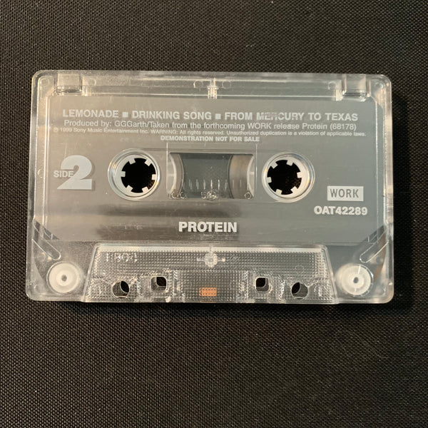 CASSETTE Protein self-titled (1999) 3-song promo tape Texas hard rock Lemonade