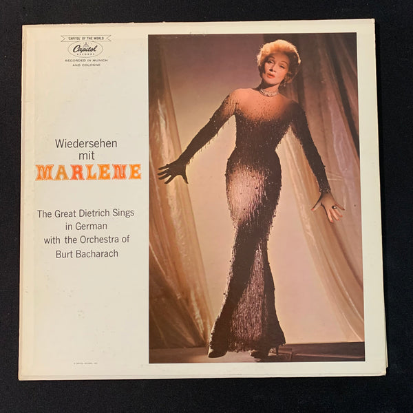 LP Marlene Dietrich 'Wiedersehen mit Marlene' (1960) VG+/VG+ vinyl record Burt Bacharach