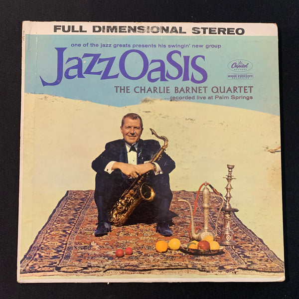 LP Charlie Barnet Quartet 'Jazz Oasis' (1960) VG+/VG jazz vinyl record