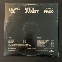 LP Keith Jarrett 'Facing You' (1972) piano jazz VG+/VG vinyl record