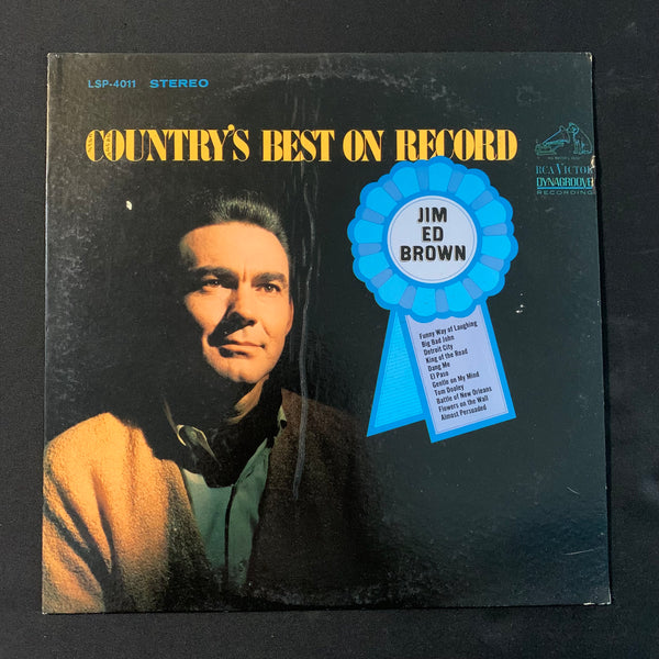 LP Jim Ed Brown 'Country's Best On Record' (1968) VG+/VG+ vinyl record