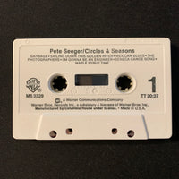 CASSETTE Pete Seeger 'Circles and Seasons' (1979) Columbia House edition tape