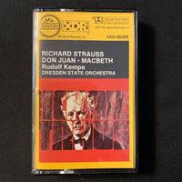 CASSETTE Strauss 'Don Juan,' 'Macbeth' (1978) Rudolf Kempe, Dresden State Orchestra