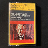 CASSETTE Strauss 'Don Juan,' 'Macbeth' (1978) Rudolf Kempe, Dresden State Orchestra