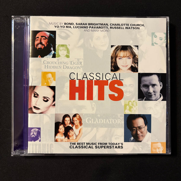 CD Classical Hits (2001) Pavarotti, Tan Dun, Charlotte Church, Yo-Yo Ma, Russell Watson