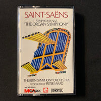 CASSETTE Saint-Saens 'Symphony No. 3 Organ Symphony' (1987) Peter Maag