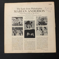 LP Marian Anderson 'The Lady From Philadelphia' (1958) CBS See It Now VG+/VG vinyl record