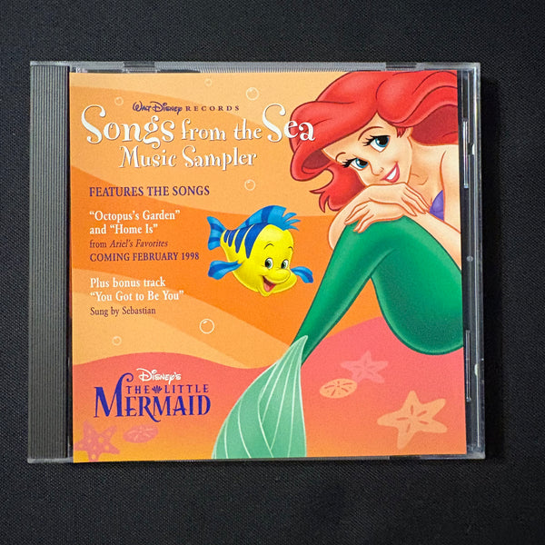 CD Walt Disney Songs From the Sea Sampler (1997) 3-song Little Mermaid promo single