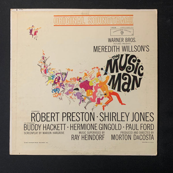 LP The Music Man Original Soundtrack (1962) VG/VG+ vinyl record Robert Preston, Shirley Jones