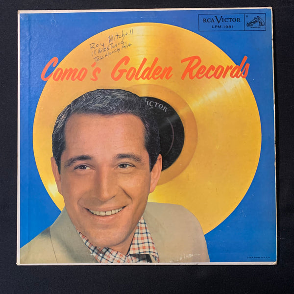 LP Perry Como 'Como's Golden Records' (1958) VG/VG vinyl record