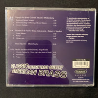 CD American Brass Quintet 'Classic American Brass' (2000) Whittenberg, Sanders, Dahl