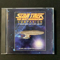 CD-ROM Star Trek The Next Generation Companion (1999) Windows/Mac series guide script library