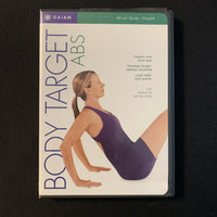 DVD Body Target: Abs (2003) Gaiam exercise video Pilates yoga