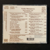 CD Takako Nishizaki, Jeno Jando 'Violin Miniatures' (1989) classical music Kreisler, Brahms, Boccherini