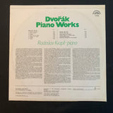 LP Dvorak Piano Works (1973) Radoslav Kvapil Mazurkas, Dumka and Furiant VG+/VG+ vinyl record