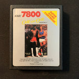 ATARI 7800 One On One (1988) tested basketball video game cartridge