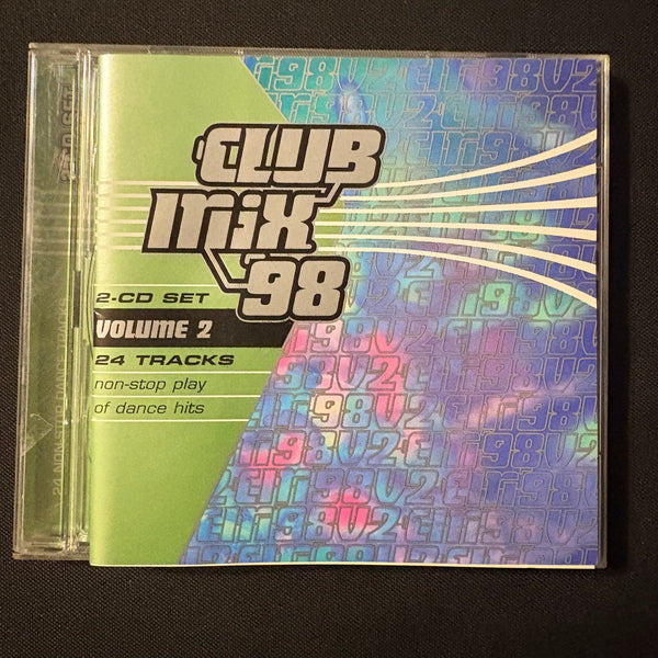 CD Club Mix 98 Volume 2 (1998) Backstreet Boys, Dru Hill, Kristine W, No Mercy, Wild Orchid
