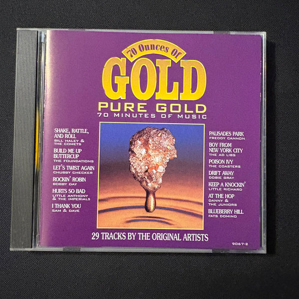 CD 70 Ounces of Pure Gold (1992) Coasters, Bill Haley, Freddy Cannon, Dobie Gray, Lesley Gore