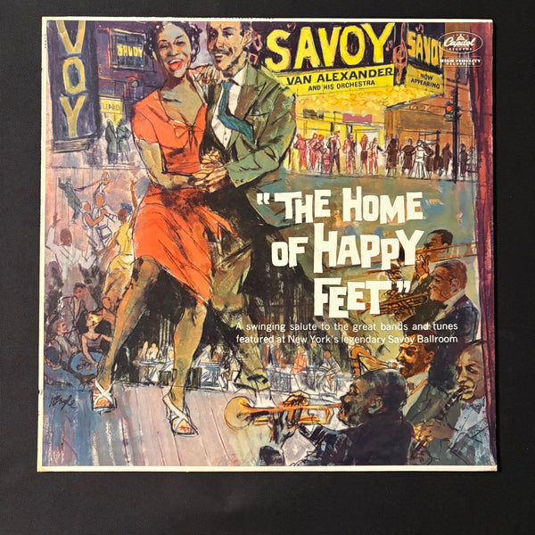 LP Van Alexander and His Orchestra 'Home of Happy Feet' (1959) VG+/VG+ jazz swing vinyl record