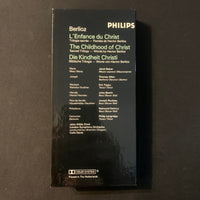 CASSETTE Berlioz 'L'enfance du Christ' (1977) London Symphony Orchestra, Colin Davis 2-tape box set