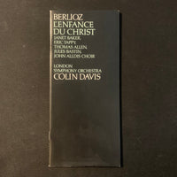 CASSETTE Berlioz 'L'enfance du Christ' (1977) London Symphony Orchestra, Colin Davis 2-tape box set