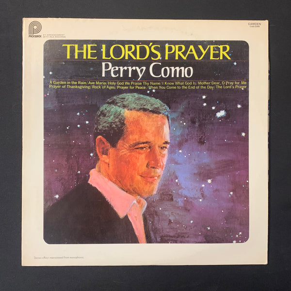LP Perry Como 'The Lord's Prayer' (1969) VG+/VG+ vinyl record