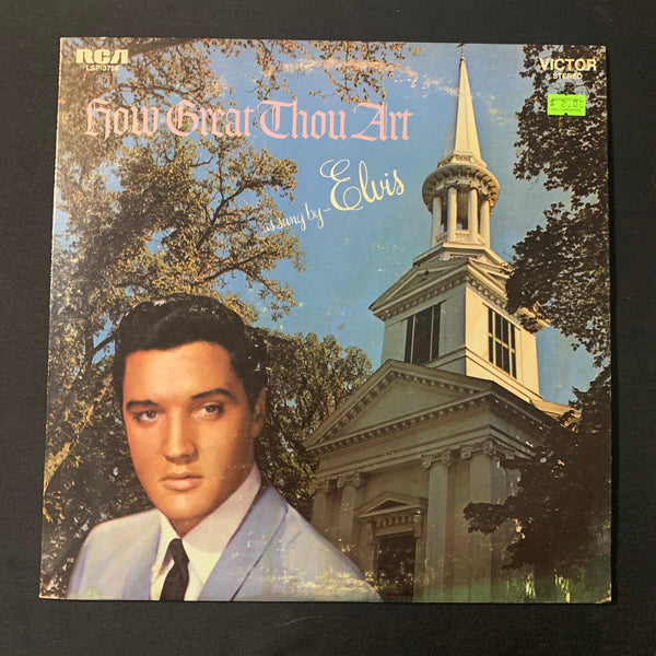 LP Elvis Presley How Great Thou Art' (1967) VG/VG vinyl record gospel Christian