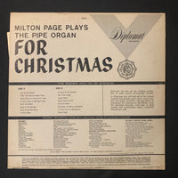 LP Milton Page 'Plays the Pipe Organ For Christmas' VG/VG vinyl record