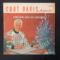 LP Curt Davis 'Something New For Christmas' VG/F organ music vinyl record