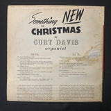 LP Curt Davis 'Something New For Christmas' VG/F organ music vinyl record