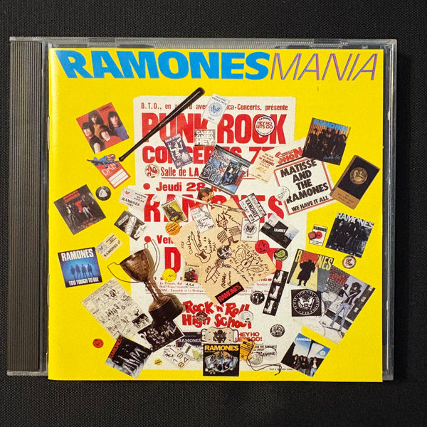 CD Ramones 'Mania' (1988) Blitzkrieg Bop, I Wanna Be Sedated, Sheena Is a Punk Rocker