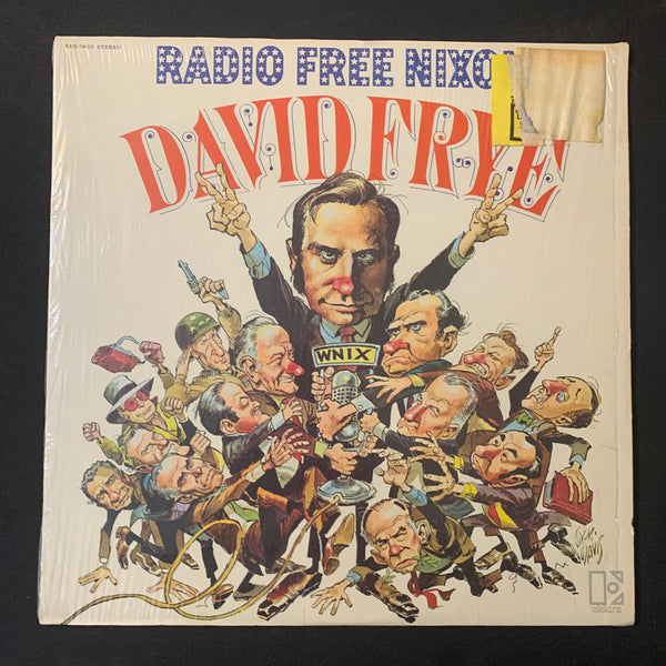 LP David Frye 'Radio Free Nixon' (1971) VG+/VG+ political comedy vinyl record