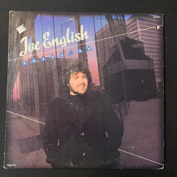 LP Joe English 'Press On' (1983) VG+/VG Christian pop rock vinyl record