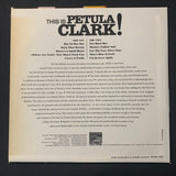 LP Petula Clark 'This Is Petula Clark' (1966) VG+/VG+ vinyl record