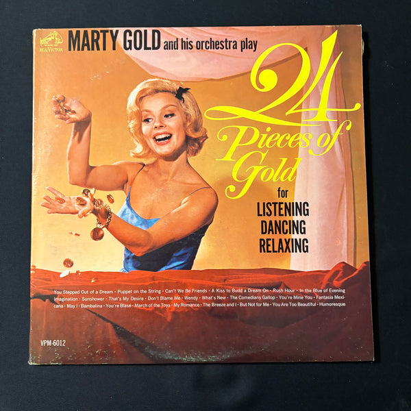 LP Marty Gold '24 Pieces of Gold' (1962) VG+/VG+ double vinyl record