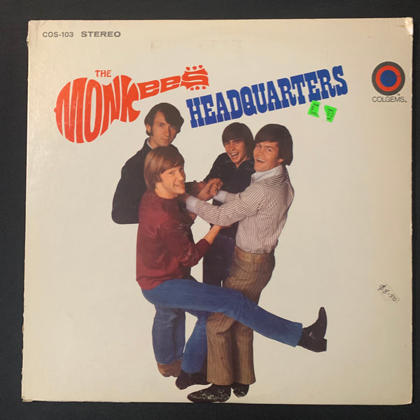 LP Monkees 'Headquarters' (1966) VG+/VG+ vinyl record