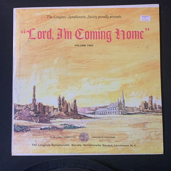 LP Longines Symphonette Society 'Lord I'm Coming Home Volume Two' VG+/VG+ Christian vinyl record